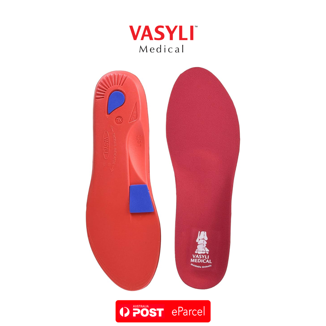 Vasyli Full Length Red High Density Orthotics