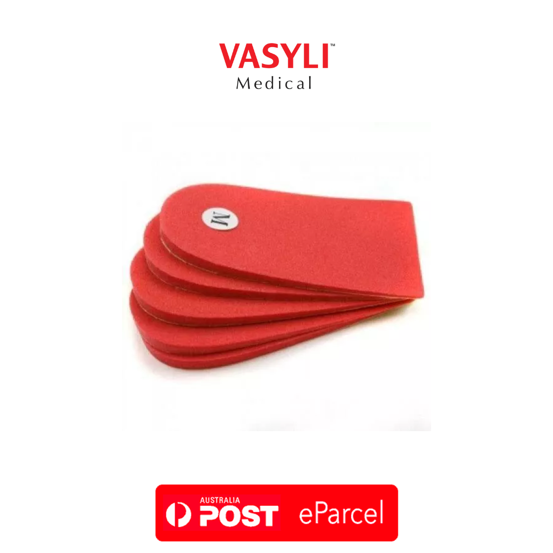 Vasyli Heel Raises Pack of 5 Pairs (10 total)