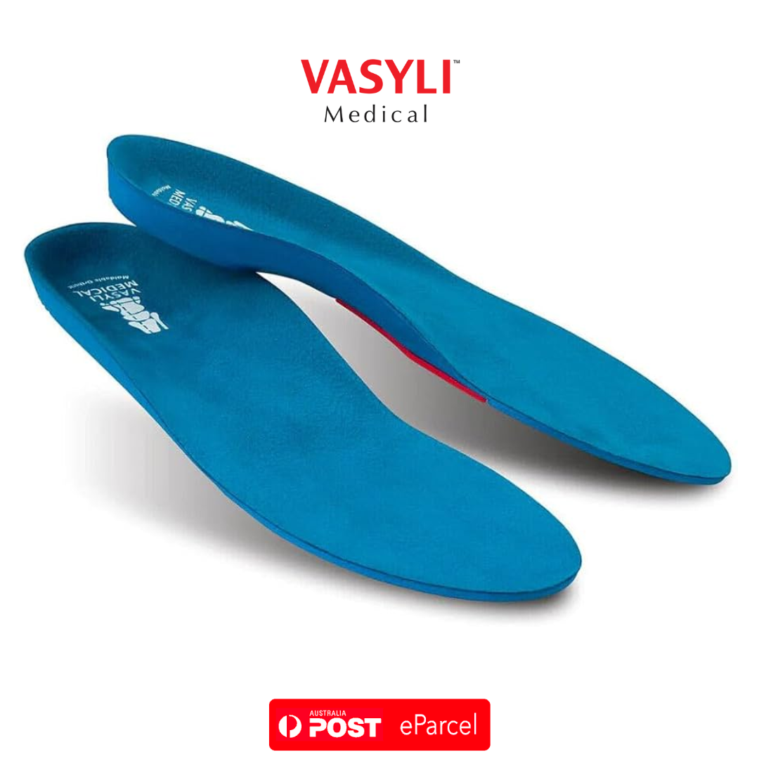 Vasyli Full Length Blue Medium Density Orthotics