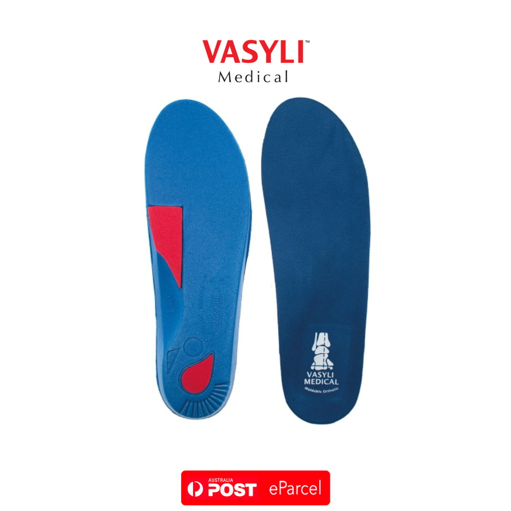 Vasyli Full Length Blue Medium Density Orthotics