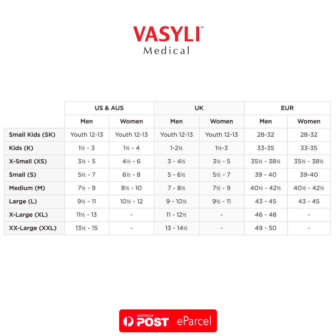 Vasyli 3/4 Length Red High Density Orthotics