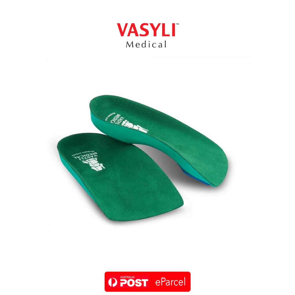Vasyli 3/4 Length Green Light Density Orthotics