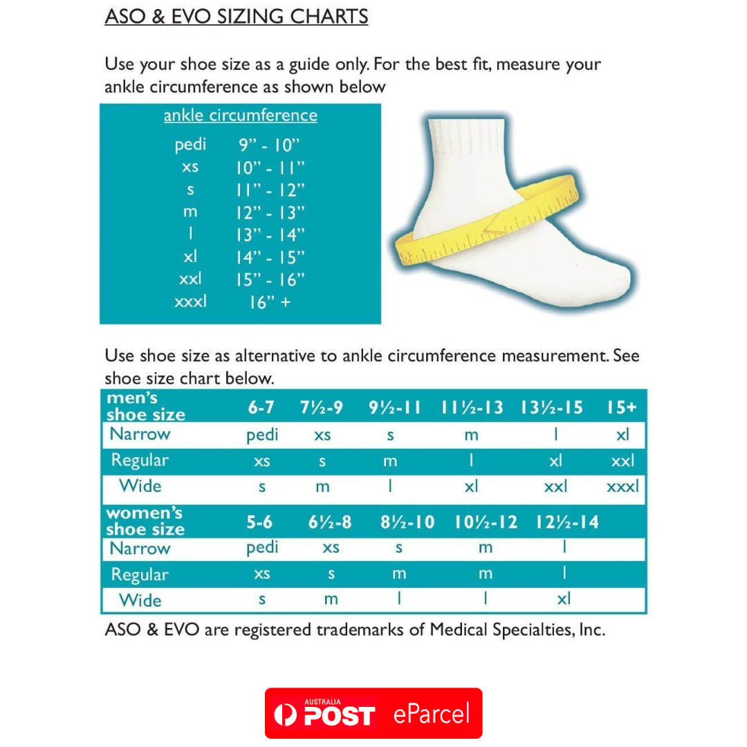 ASO Ankle Brace Ankle Stabilising Orthosis