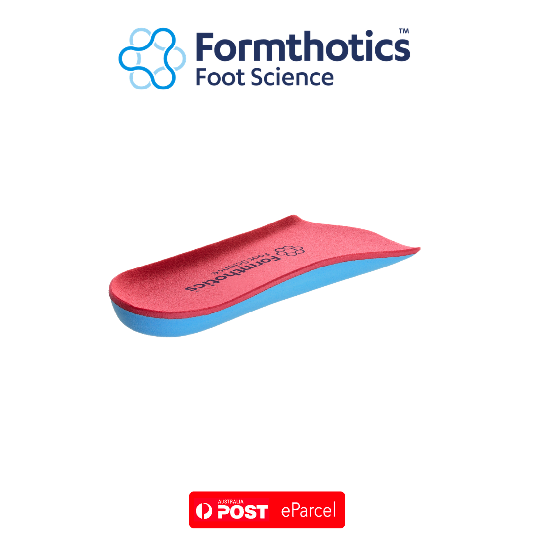 Formthotics Original Dual Medium Density Orthotics (Red/Blue) 3/4 Length